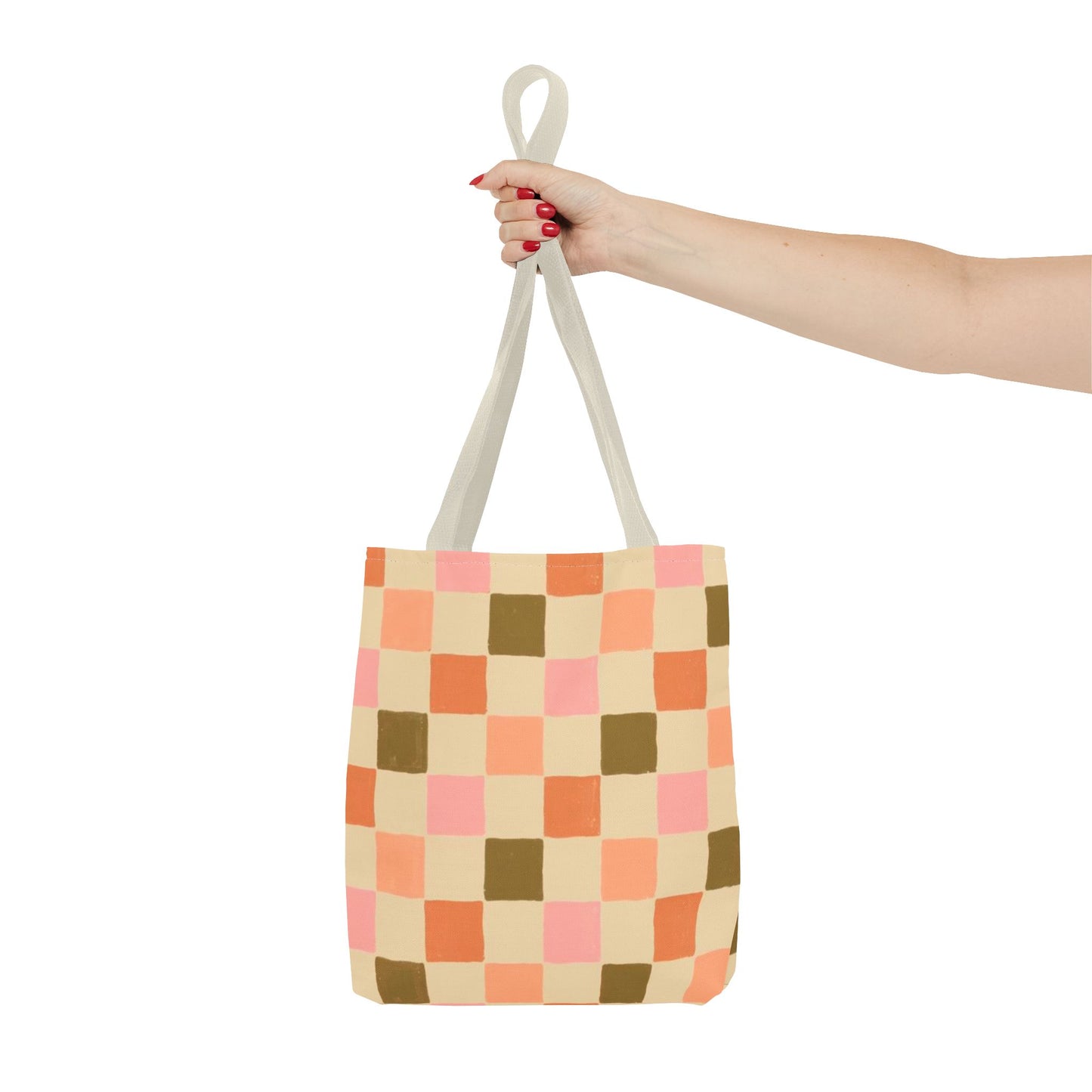 Sonoma Checkered All Over Print BRAND NEW Purse - Pocketbook - Travel Tote Bag