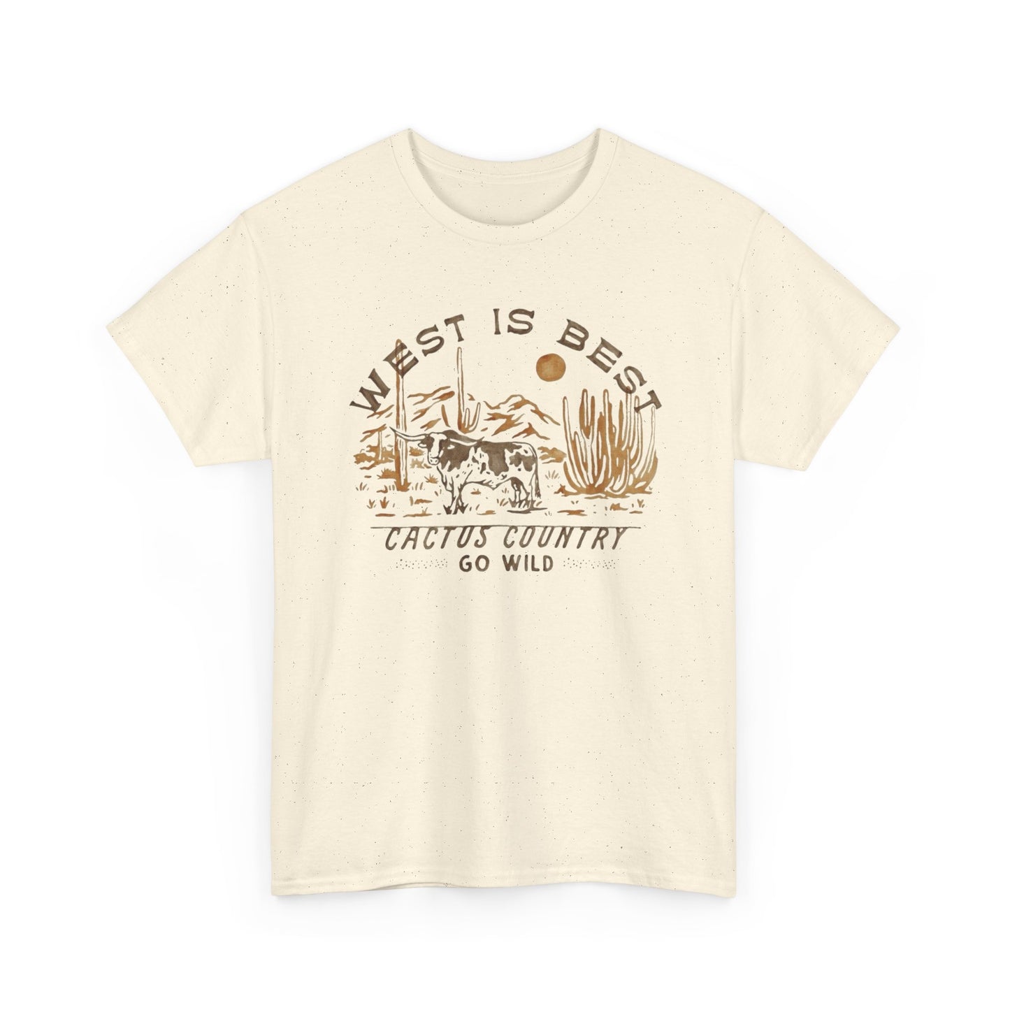 West Is The Best Country Graphic T Shirt Unisex Heavy Cotton Tee