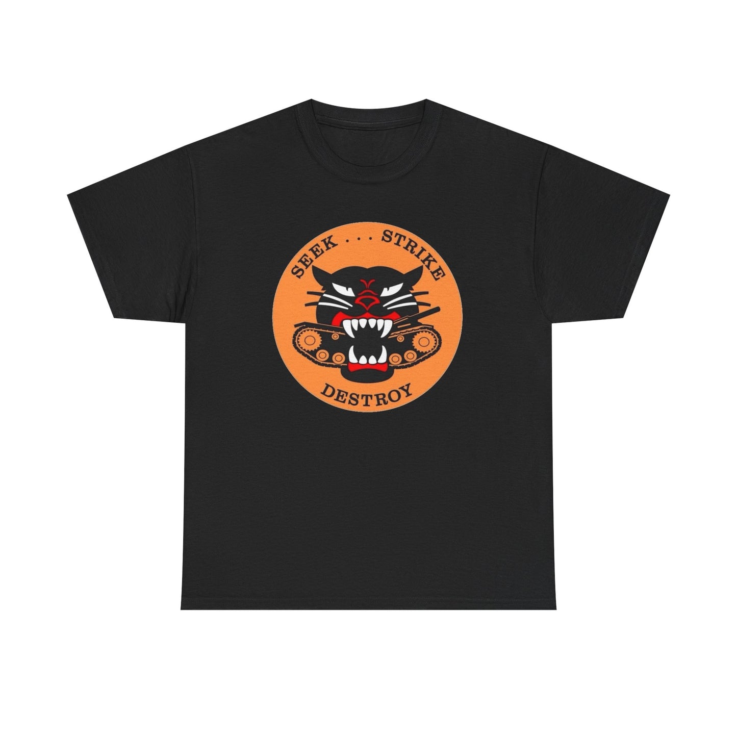 Seek Strike Destroy Graphic T Shirt NEW Unisex Heavy Cotton Tee