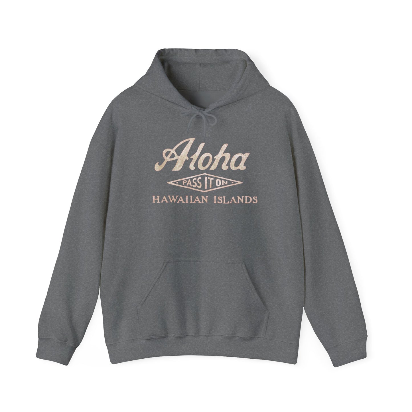 Aloha Hawaiian Islands Graphic Hoodie Unisex Heavy Blend™ Hooded Sweatshirt