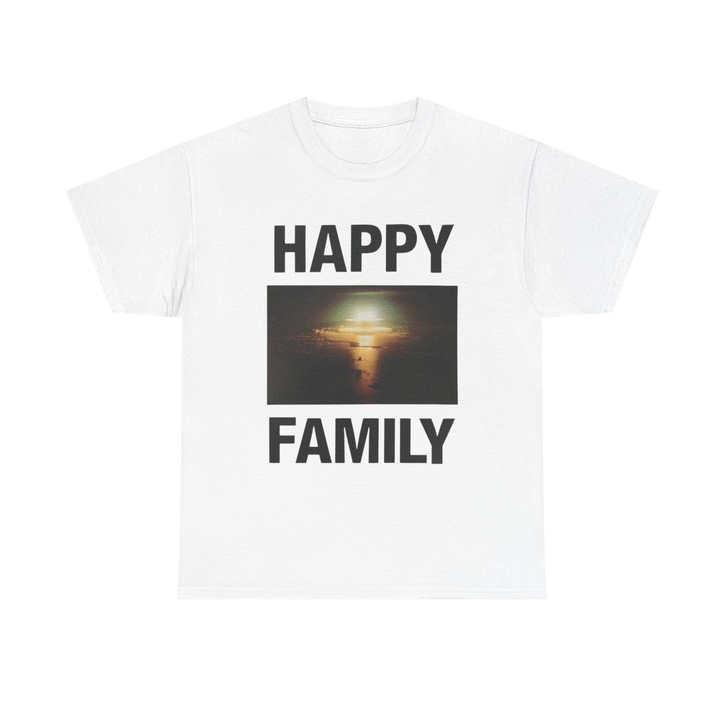 Happy Family Nuclear Bomb Graphic T Shirt Unisex Heavy Cotton Tee Gift New