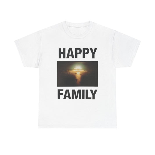 Happy Family Nuclear Bomb Graphic T Shirt Unisex Heavy Cotton Tee Gift New