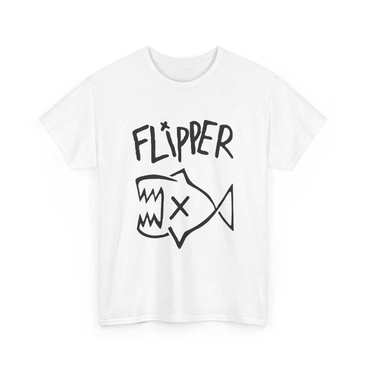 Flipper Graphic T Shirt Unisex Heavy Cotton Tee