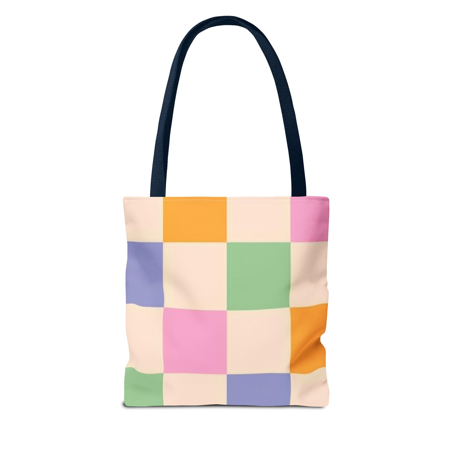 Pink Checkered All Over Print BRAND NEW Purse - Pocketbook - Travel Tote Bag