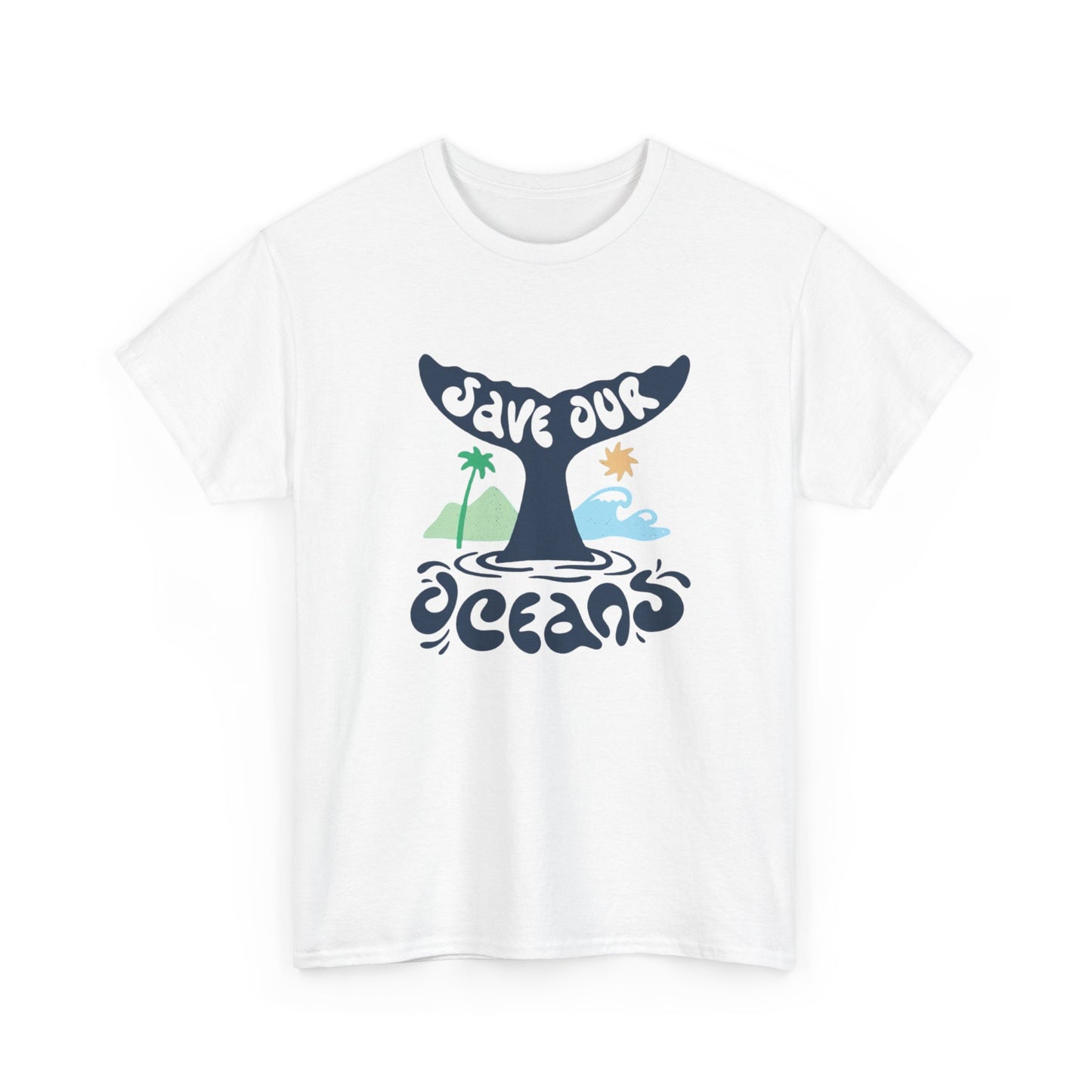 Save Our Oceans Graphic T Shirt Adult NEW