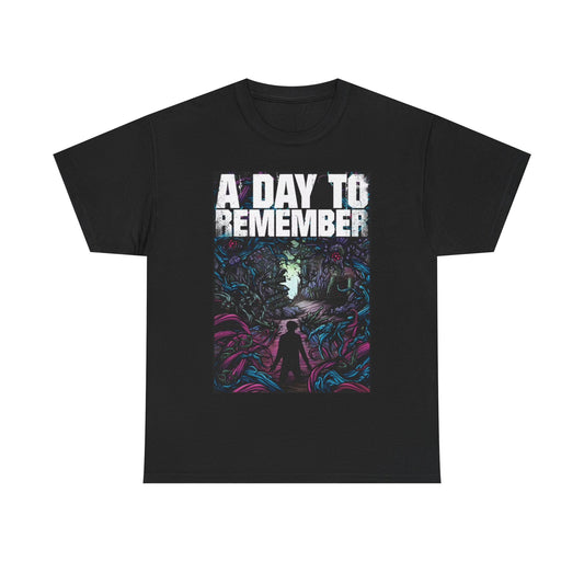A Day To Remember Tshirt Rock punk band retro cd cover Unisex Heavy Cotton Tee