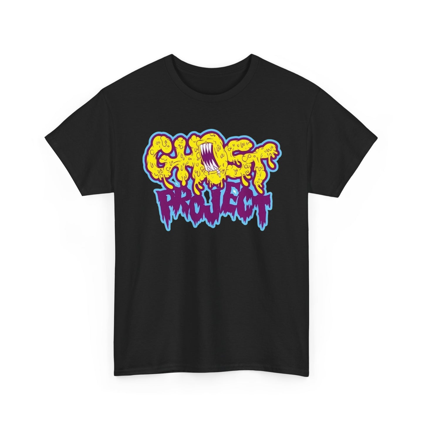 Ghost Project Graphic T-Shirt Unisex Comfy Heavy Cotton Tee