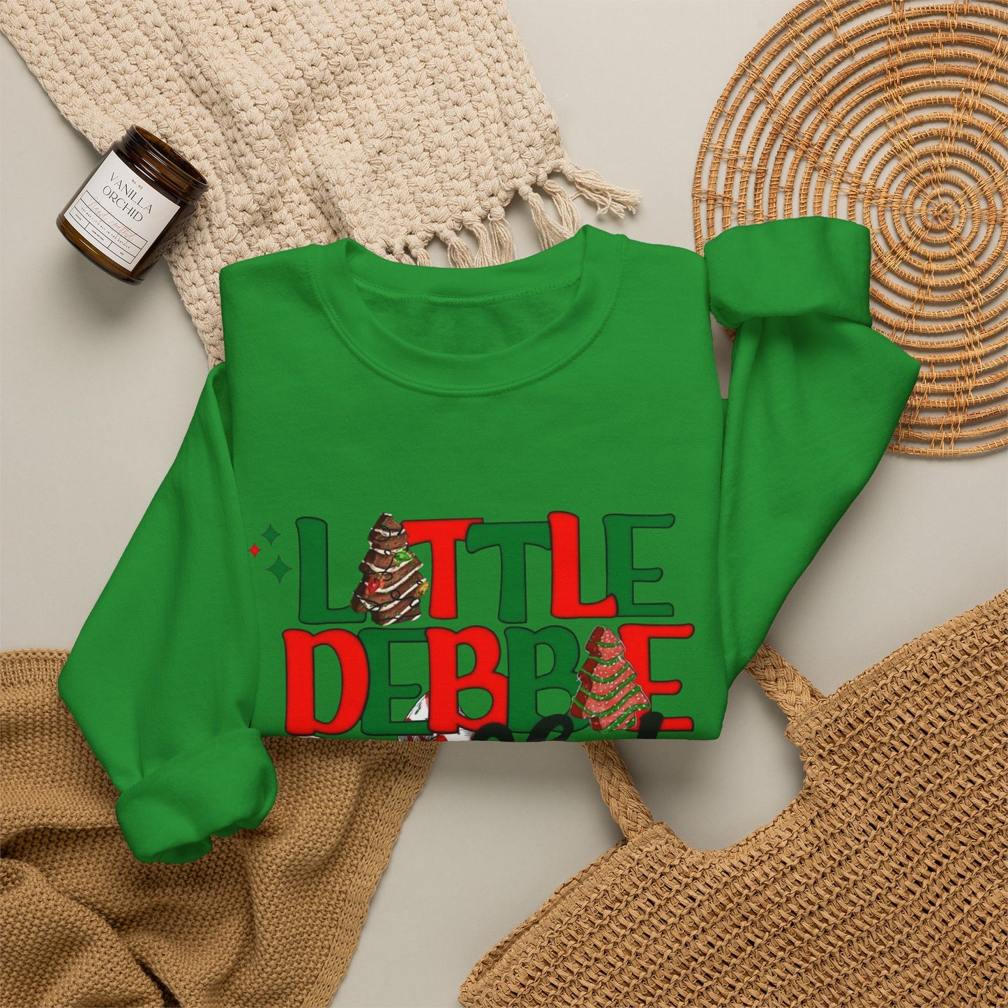 Little Debbie Slut Funny Christmas Sweater NEW Heavy Blend™ Crewneck Sweatshirt