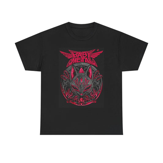 Baby Metal Graphic T Shirt Retro Cat Unisex Heavy Cotton Tee