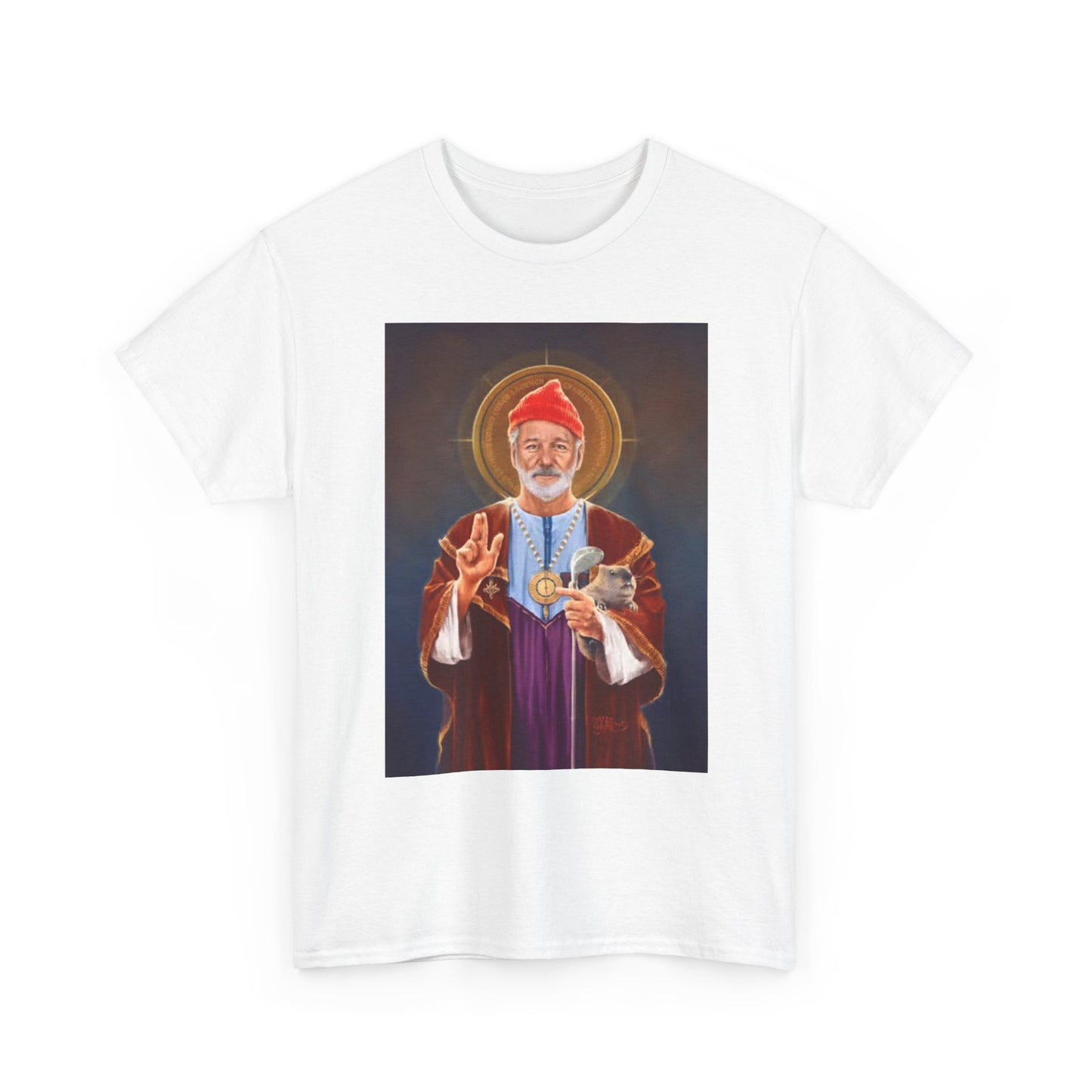 Bill Murray Jesus Shaman Graphic T Shirt Comedy Vintage Unisex Heavy Cotton Tee