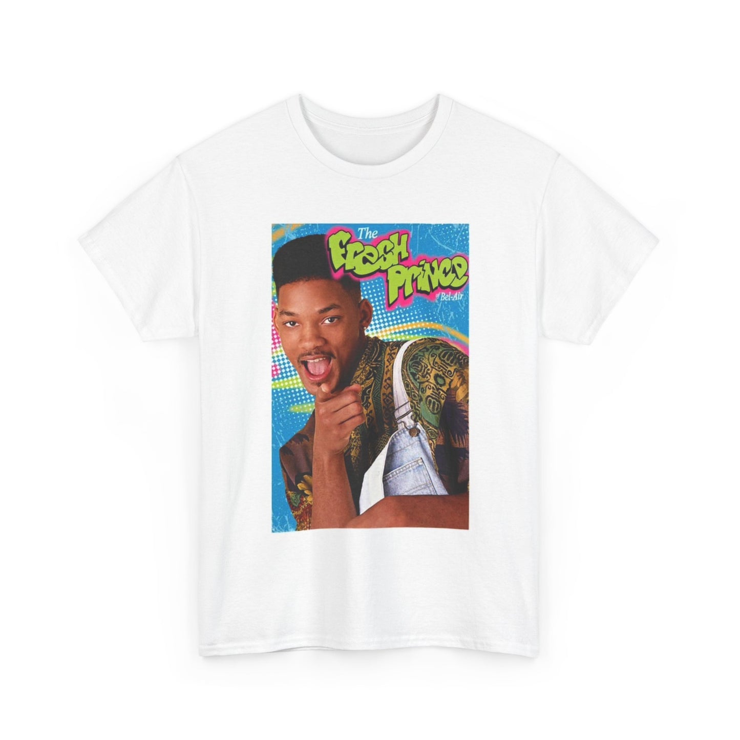 The fresh Prince Of Bel Air Tshirt Retro 90s Poster Tv Unisex Heavy Cotton Tee