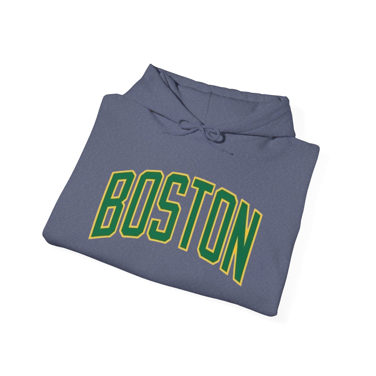 Boston Logo Graphic Hoodie Heavy Blend Sweatshirt NEW