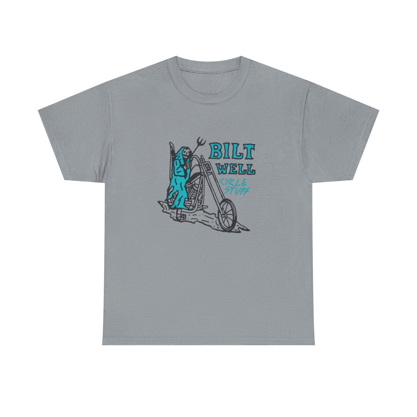 Bilt Well Motorcycle Stuff Graphic T Shirt Unisex Heavy Cotton Tee