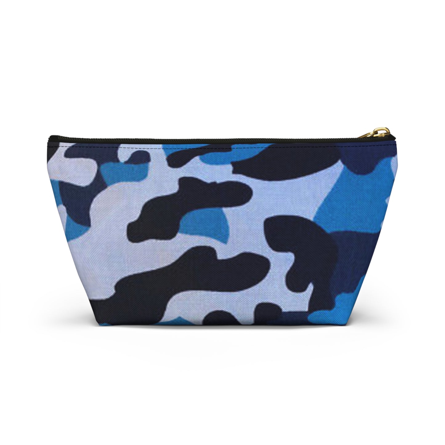 Blue Camo Graphic Brand New Travel Bag Accessory Pouch w T-bottom