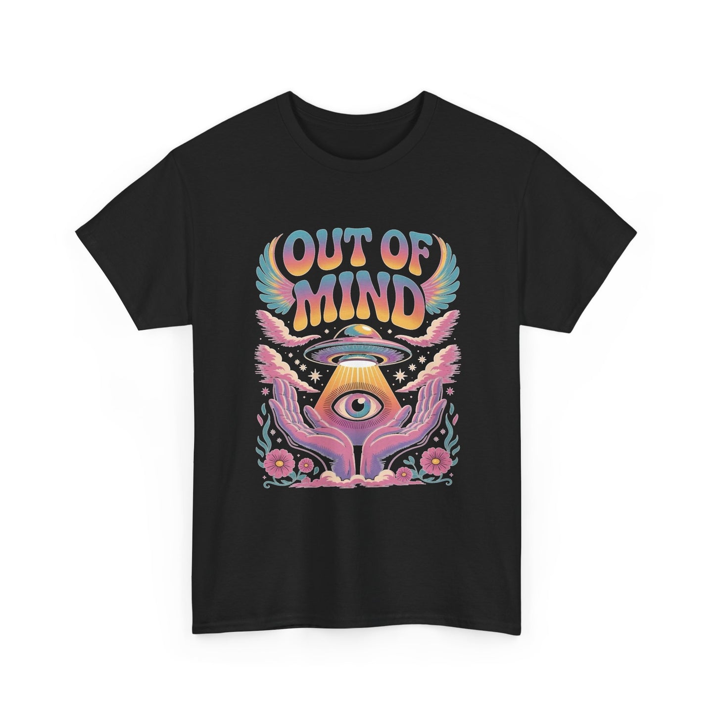 Out Of Mind Graphic T Shirt NEW Vintage Unisex Heavy Cotton Tee