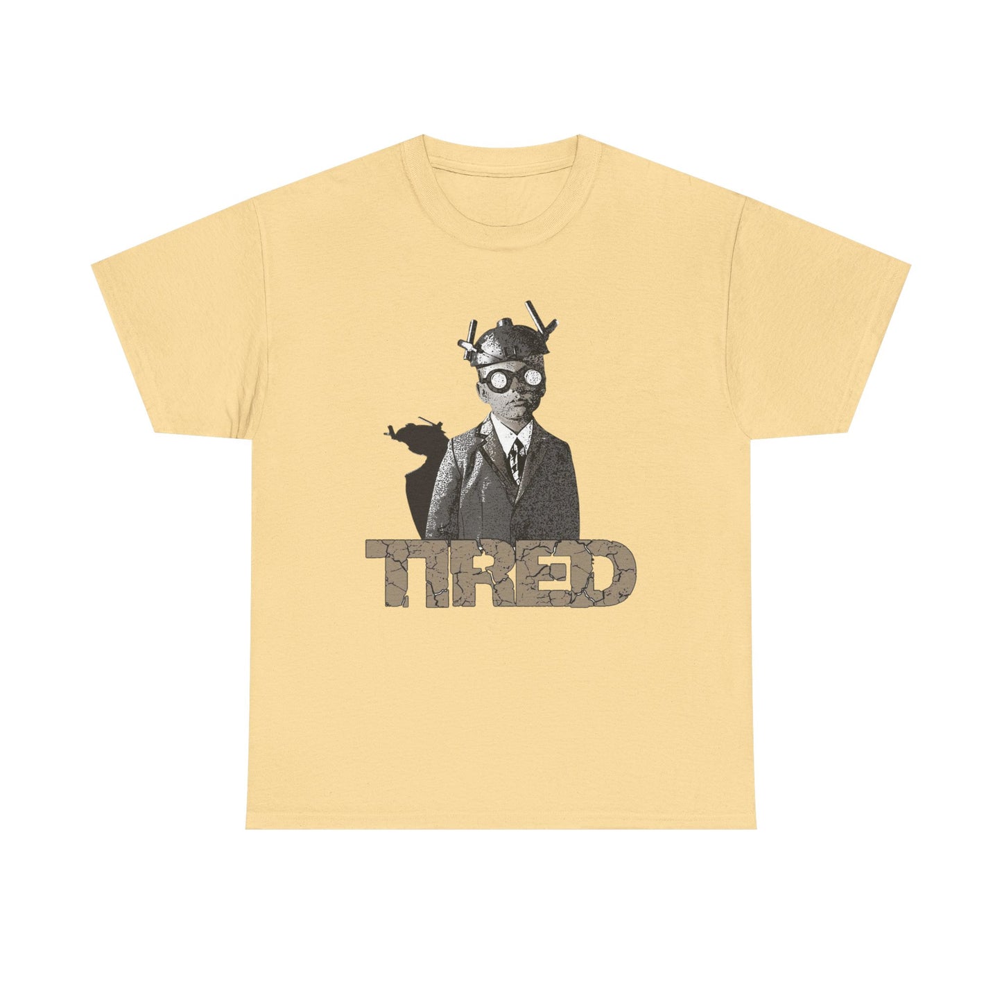 Tired Art Graphic T Shirt NEW GIFT Unisex Heavy Cotton Tee