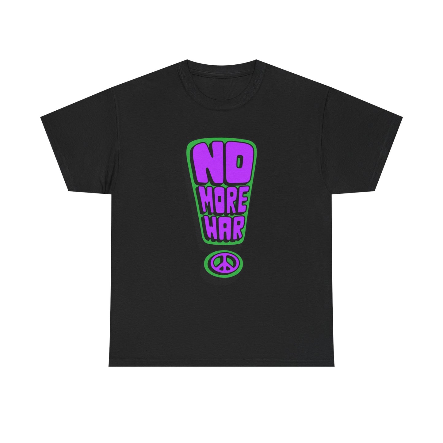 NO MORE WAR Vintage Graphic T-Shirt Unisex Heavy Cotton Tee