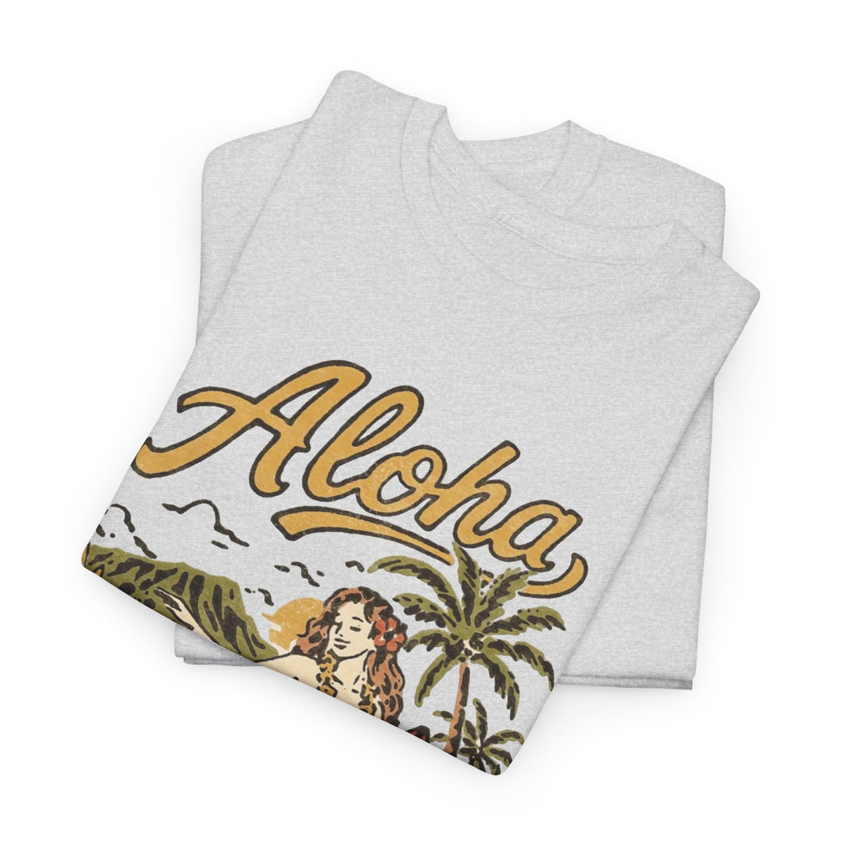 Aloha Tropical Island Woman Graphic Tee Men's Graphic Tee