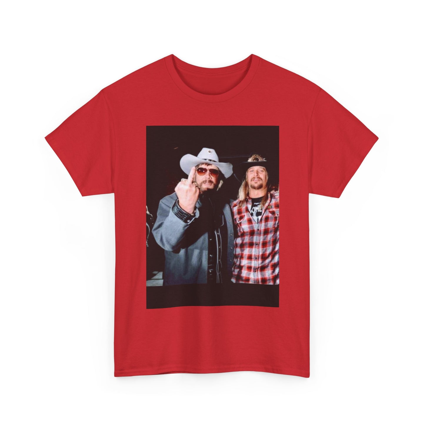Hank Williams jr T-shirt kid rock country vintage Unisex Heavy Cotton AMERICAN