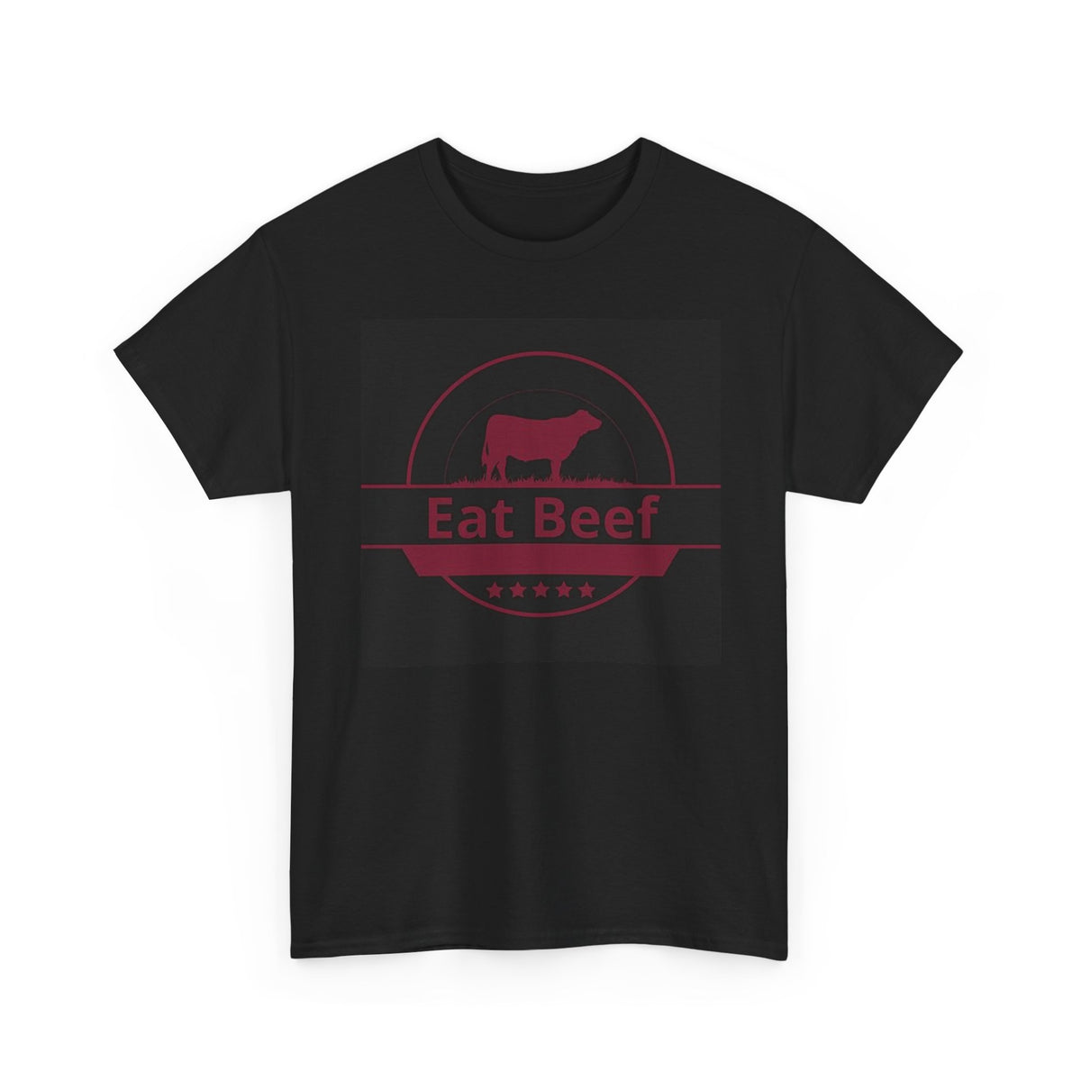 Eat Beef Tshirt Support Farmers Cattle Farms Animals Cows Steak Unisex Heavy Tee