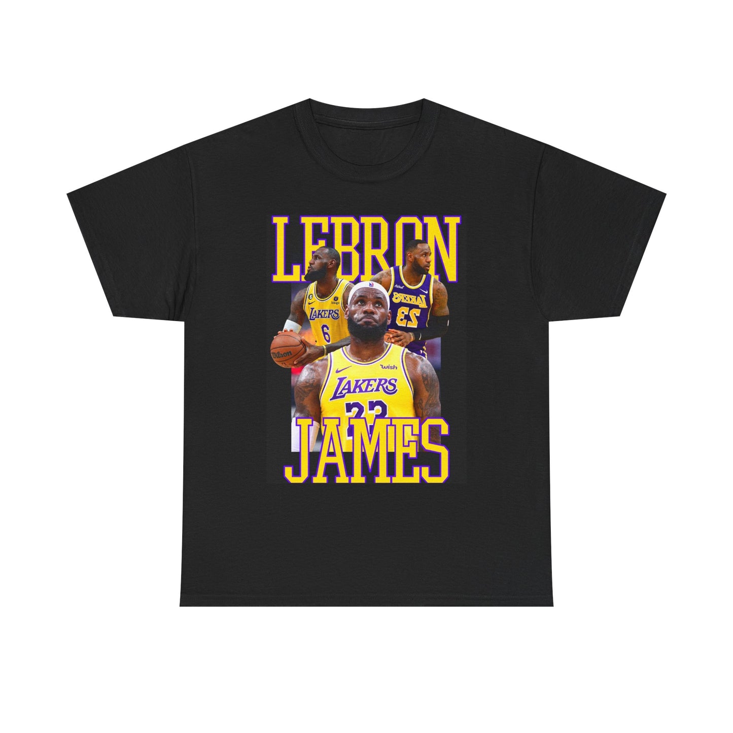 Lebron James Graphic T Shirt Vintage Retro Basketball Unisex Heavy Cotton Tee