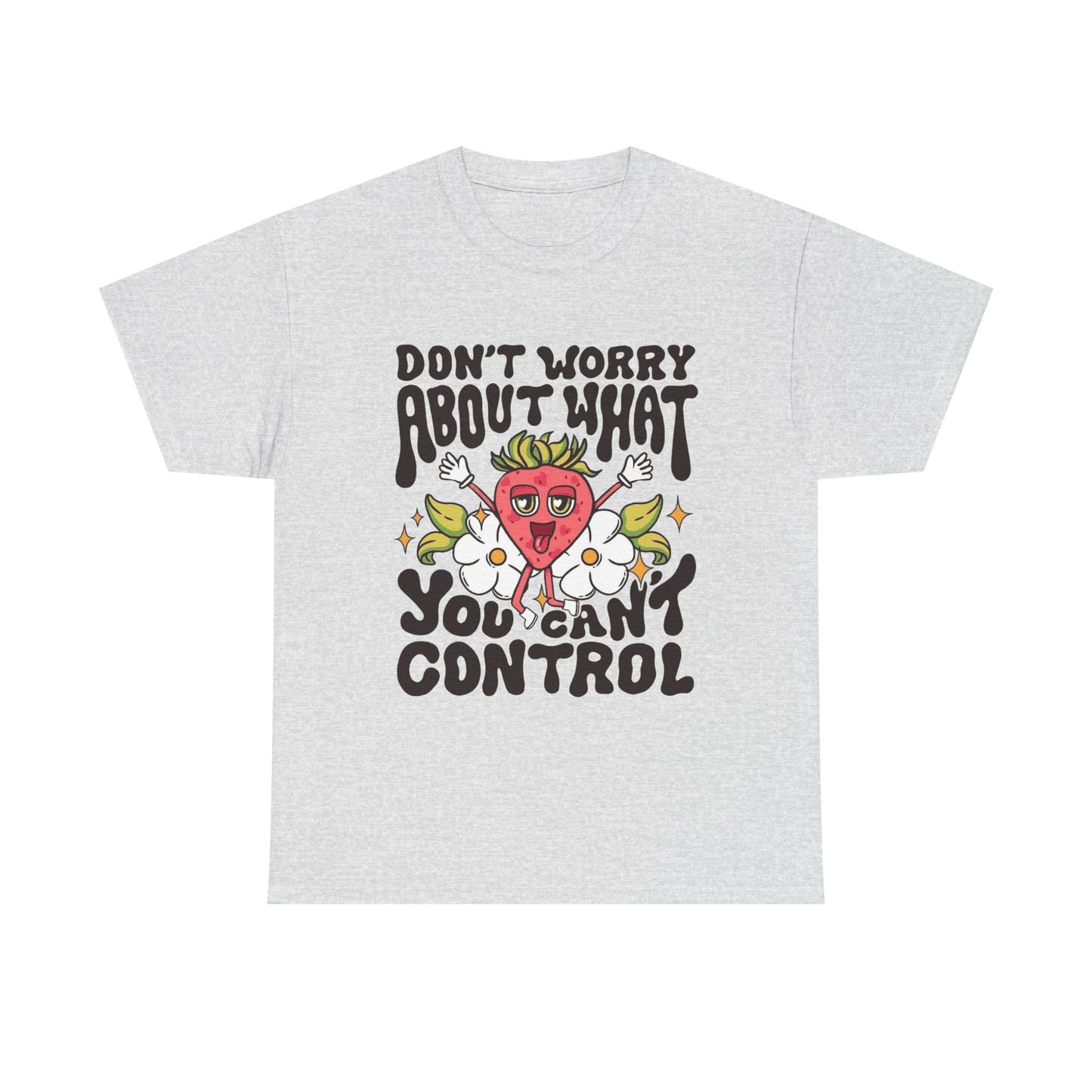 Don't Worry About What You Can't Control Graphic T Shirt Unisex Heavy Cotton Tee