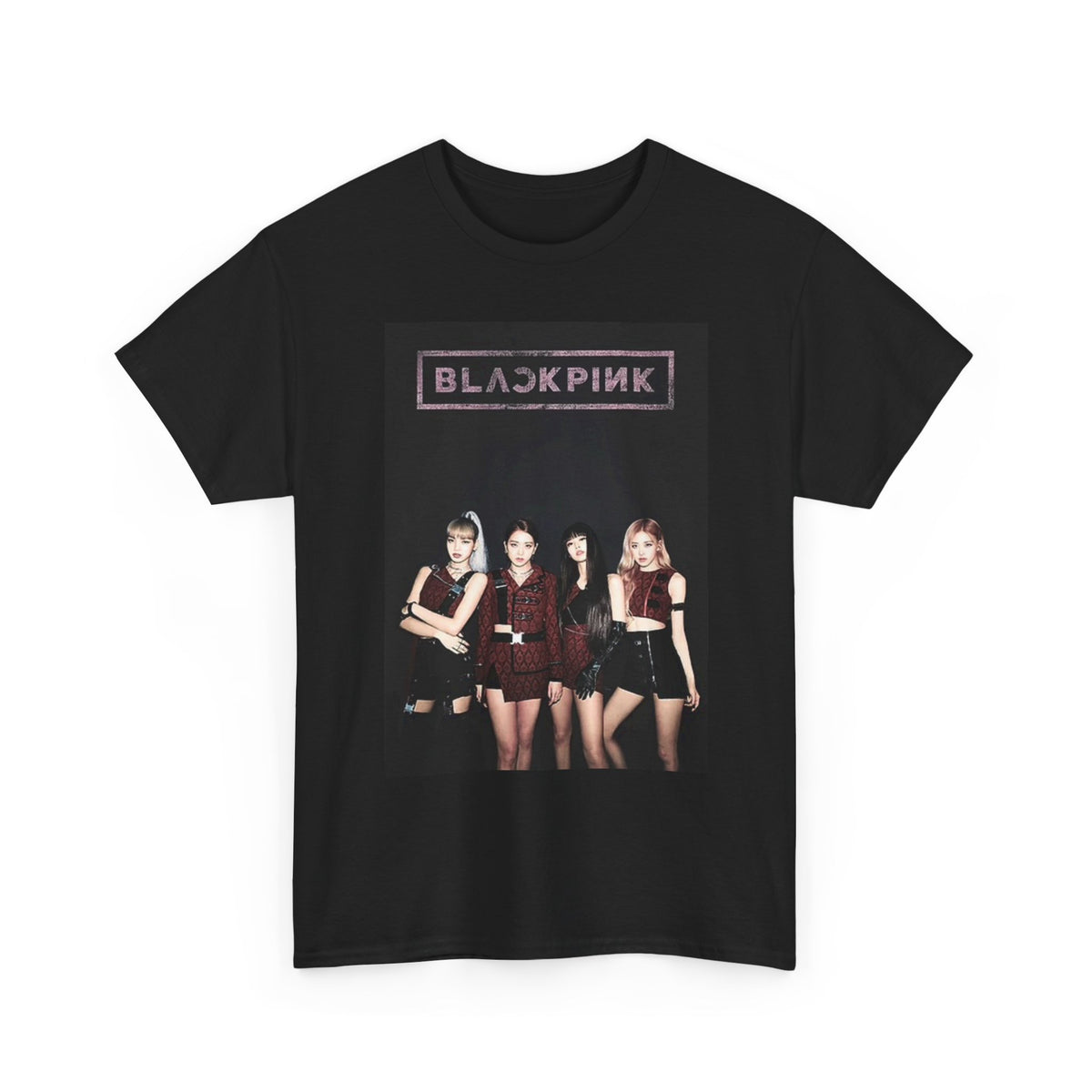 Black pink Graphic T Shirt Vintage Merch Retro Unisex Heavy Cotton Tee