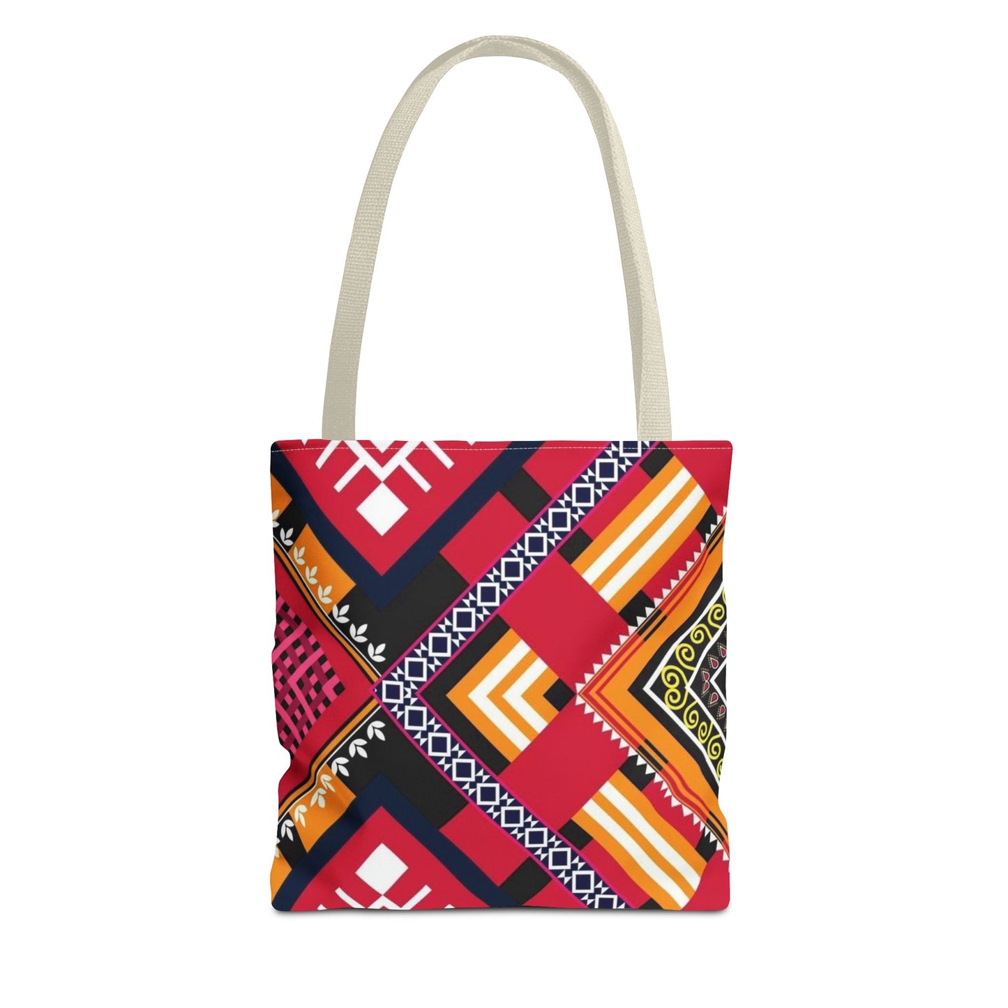 BRAND NEW WESTERN PRINT Multi Color TOTE BAG Fast Shipping (AOP) red