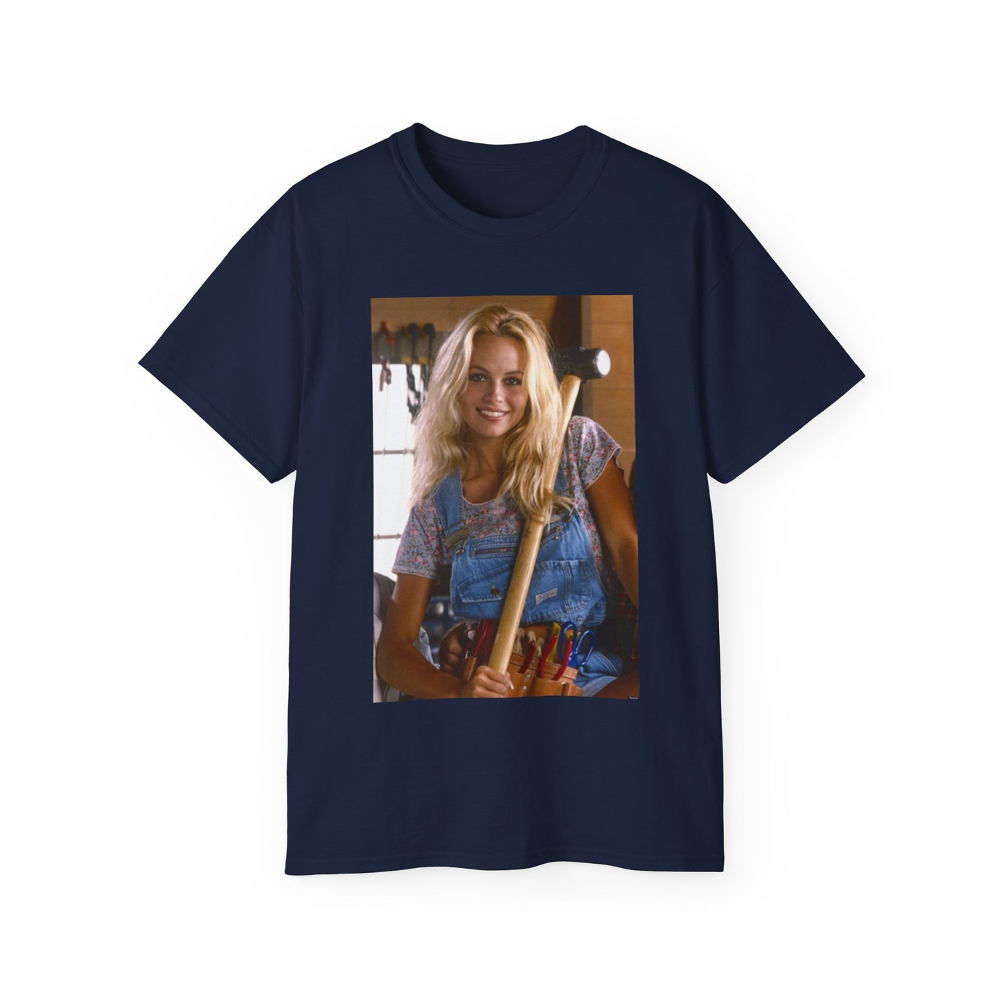 Pam Anderson playboy tool time 90s vintage Unisex Ultra Cotton Tee
