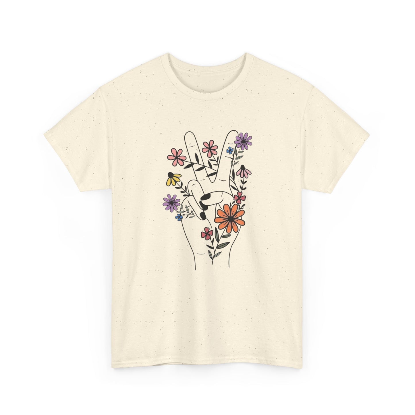 Flower Power Graphic T Shirt NEW ADULT Tee