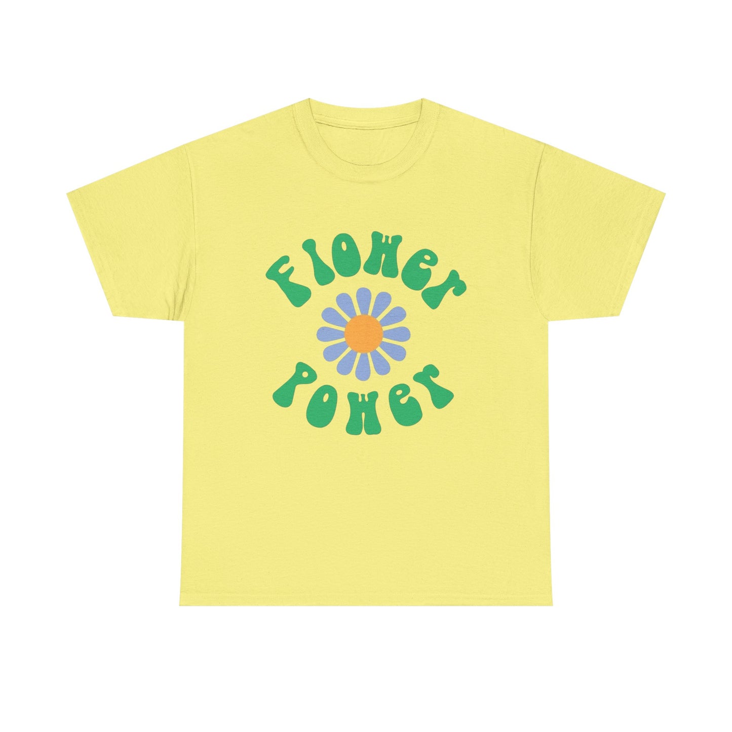 Flower Power Graphic T Shirt NEW Adult Cotton