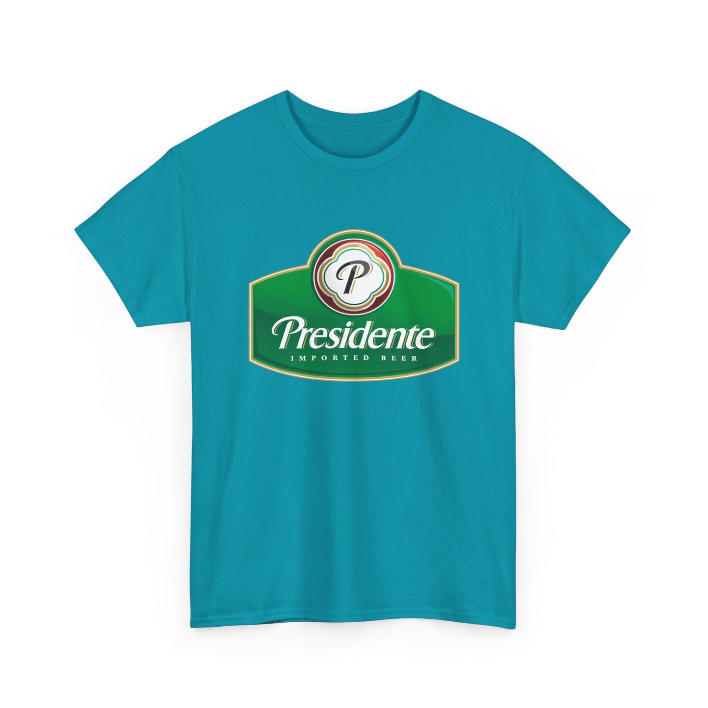Presidente Beer Logo Shirt Retro Poster Unisex Heavy Cotton Tee