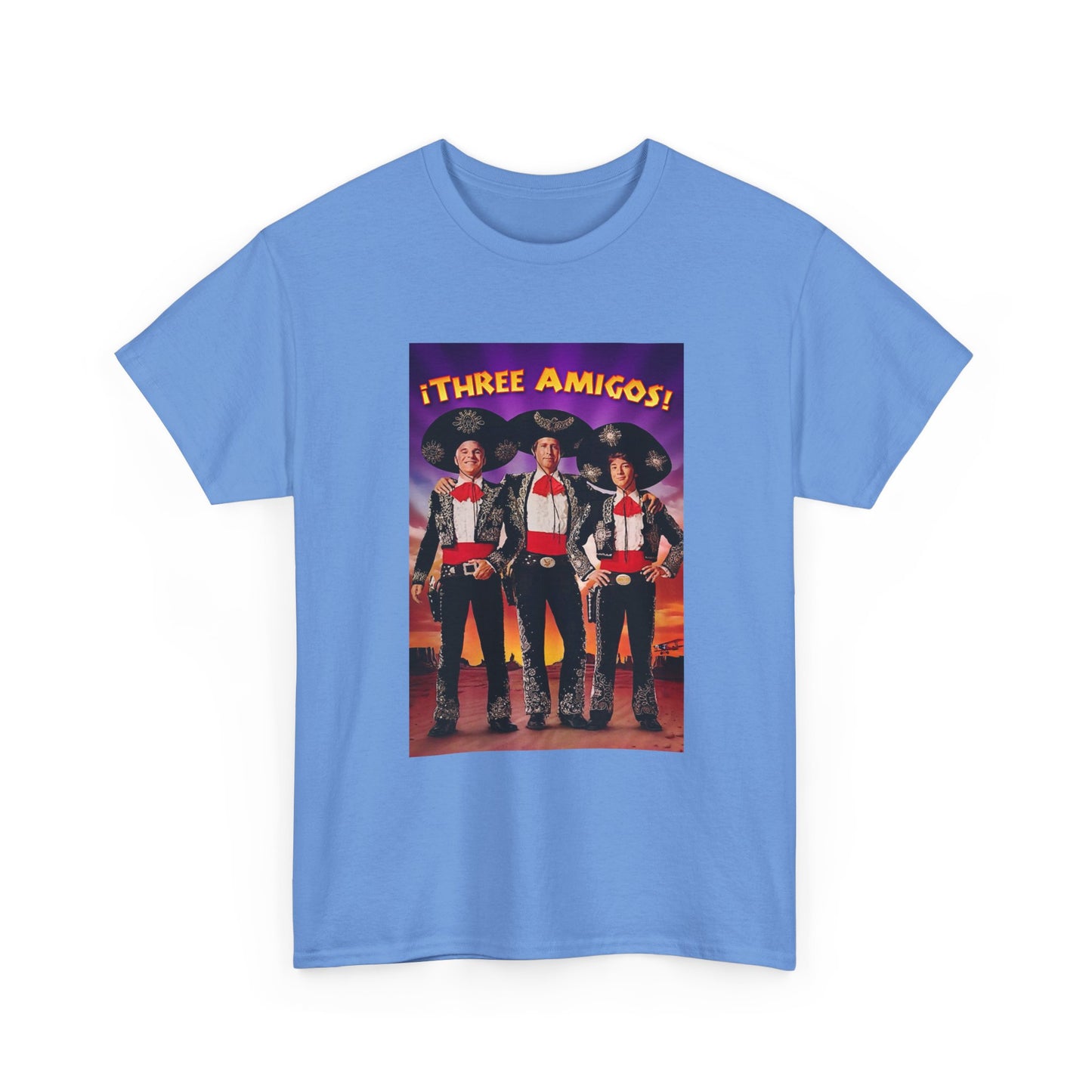 Three Amigos Tshirt Steve Martin Graphic Vintage Comedy Unisex Heavy Cotton Tee