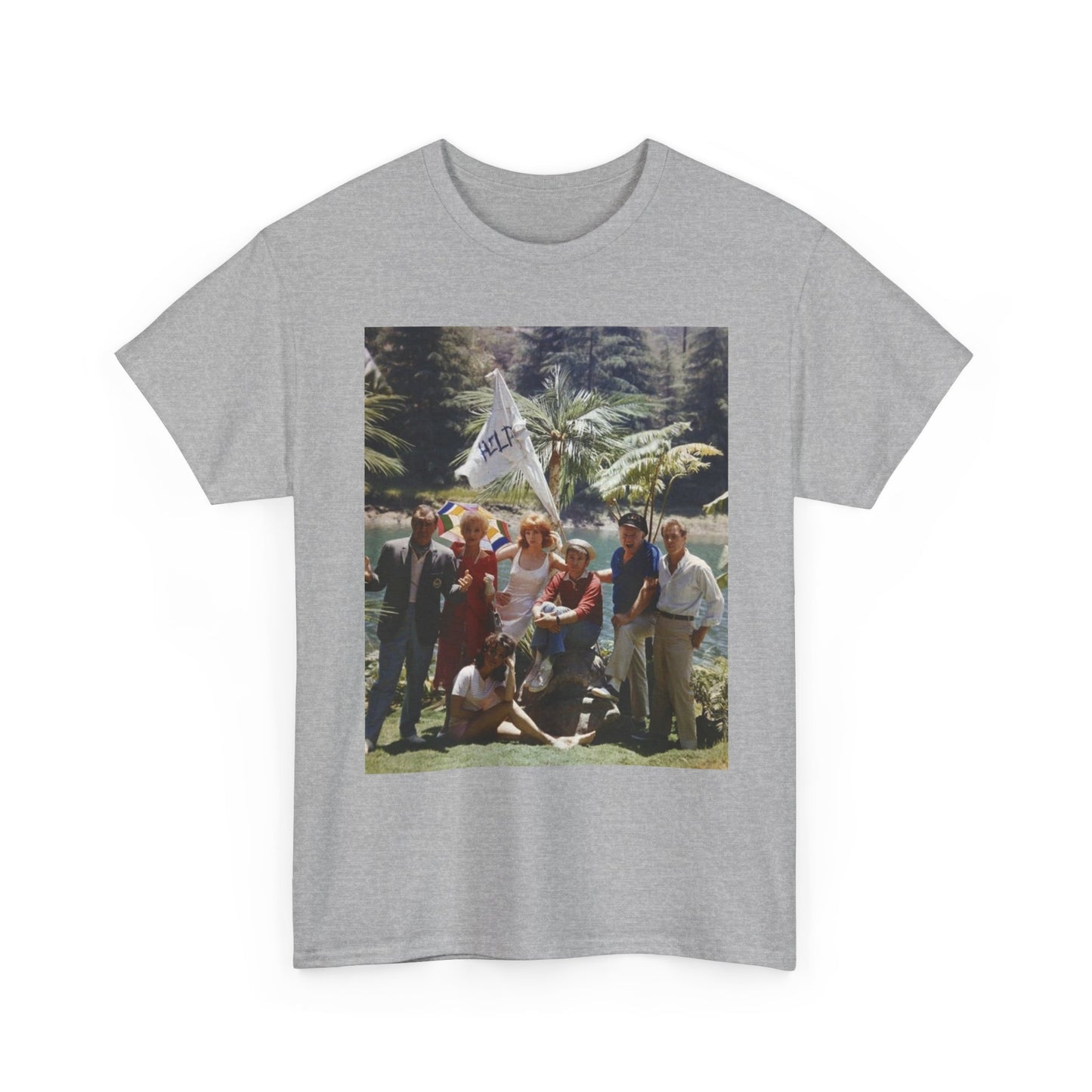 Gilligan's Island Cast Graphic T Shirt Vintage Tv Series Unisex Heavy Cotton Tee