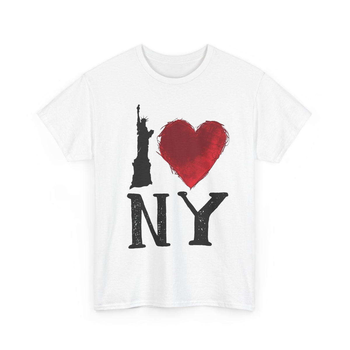 I Love New York Painting Graphic T Shirt Unisex NEW Heavy Cotton Tee