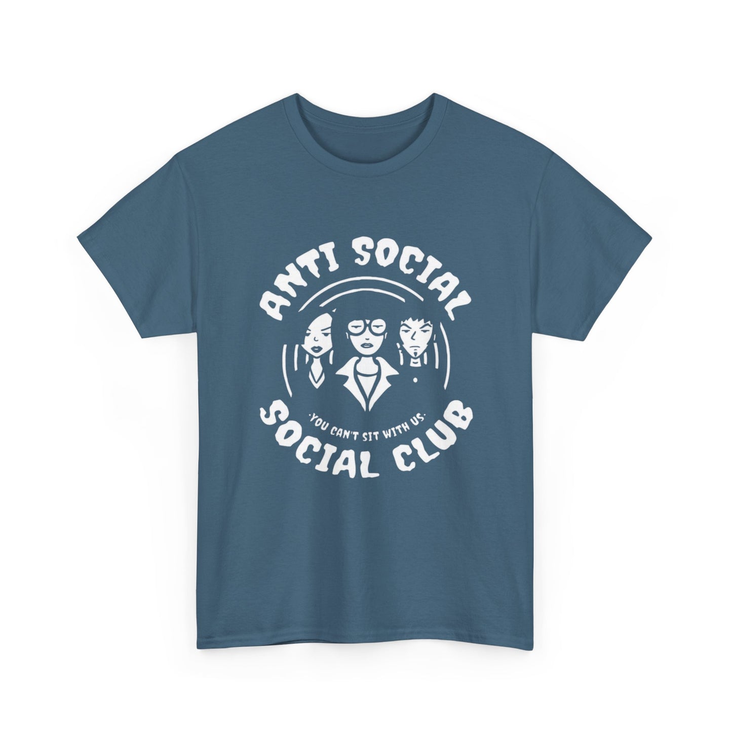 Anti Social Club Graphic T Shirt Unisex Heavy Cotton Tee