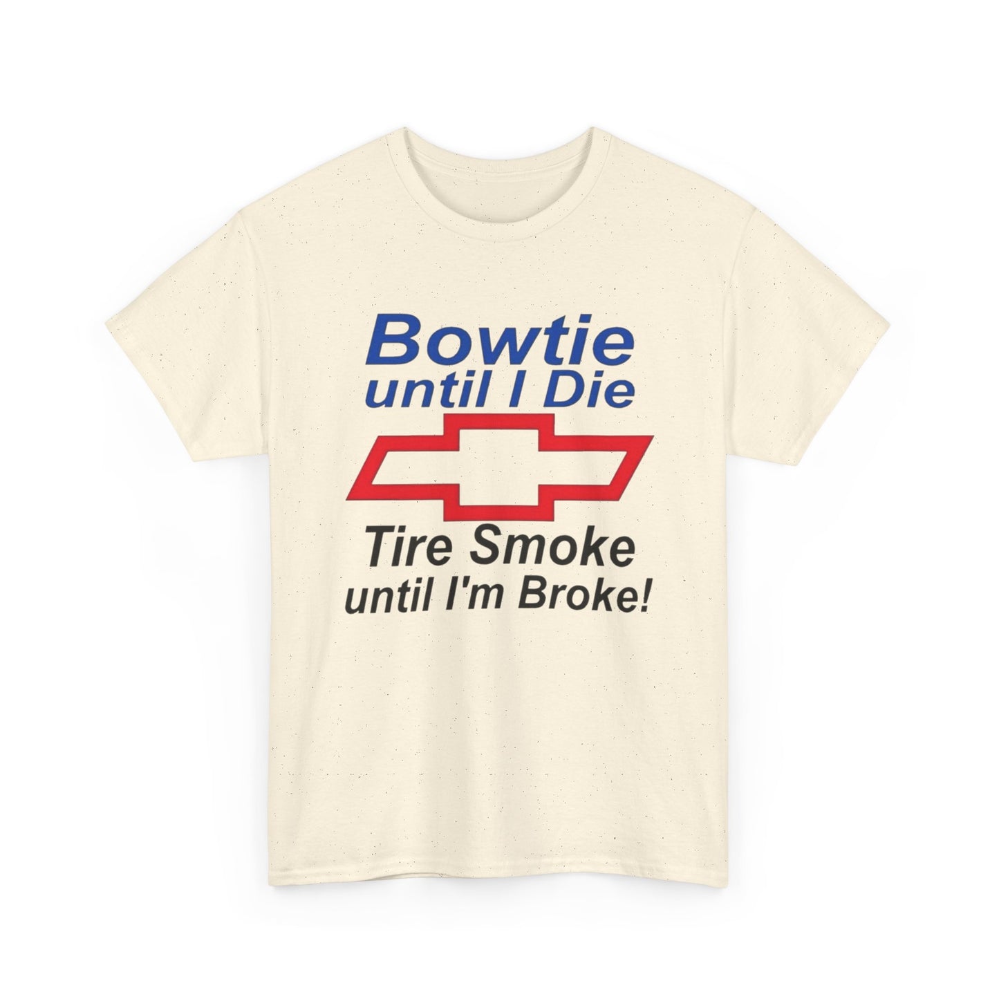 Chevrolet Bowtie Till I Die Retro Graphic T Shirt NEW ADULT Tee
