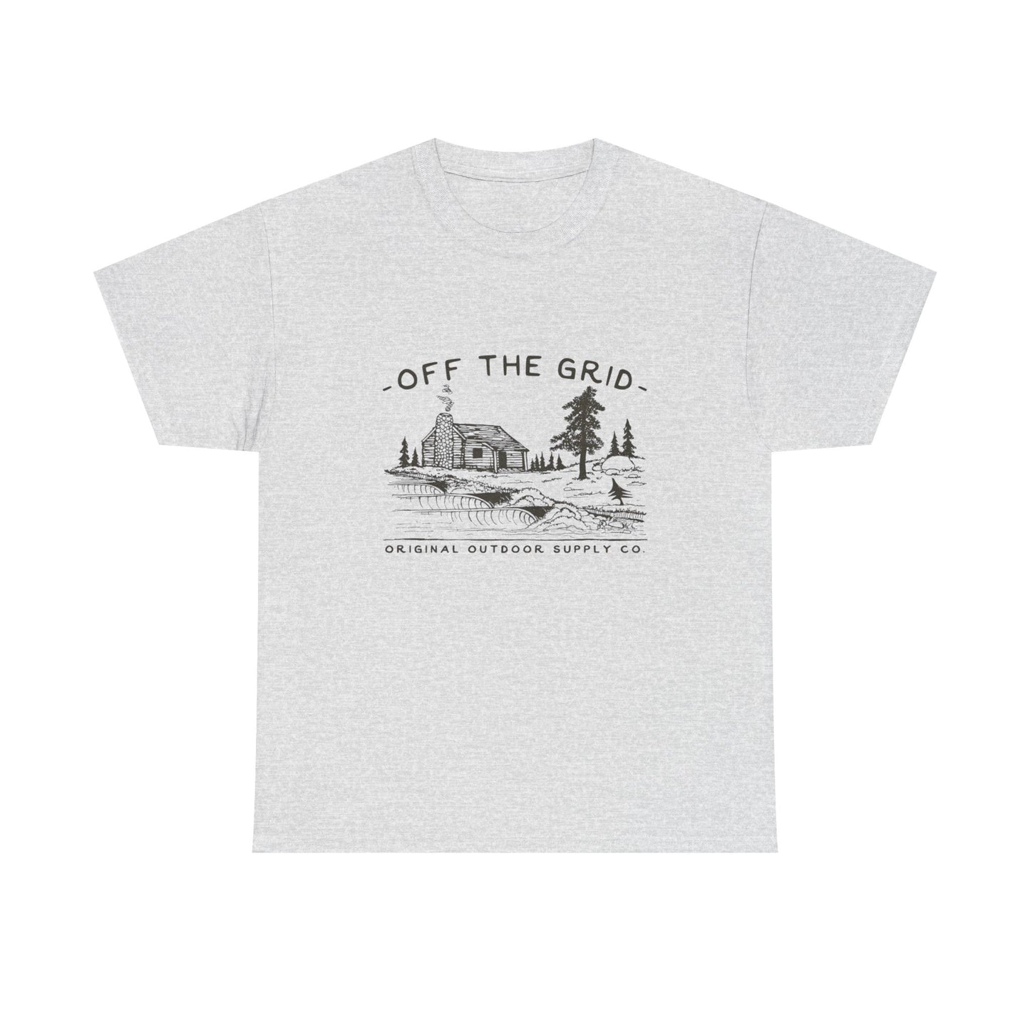 Off The Grid Graphic T Shirt Unisex Heavy Cotton Tee