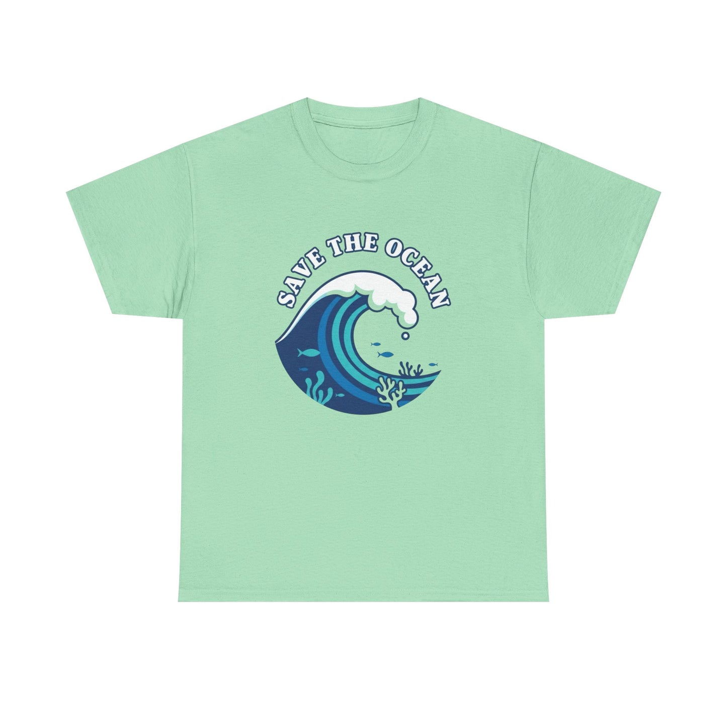 Save The Ocean Graphic T Shirt Adult NEW