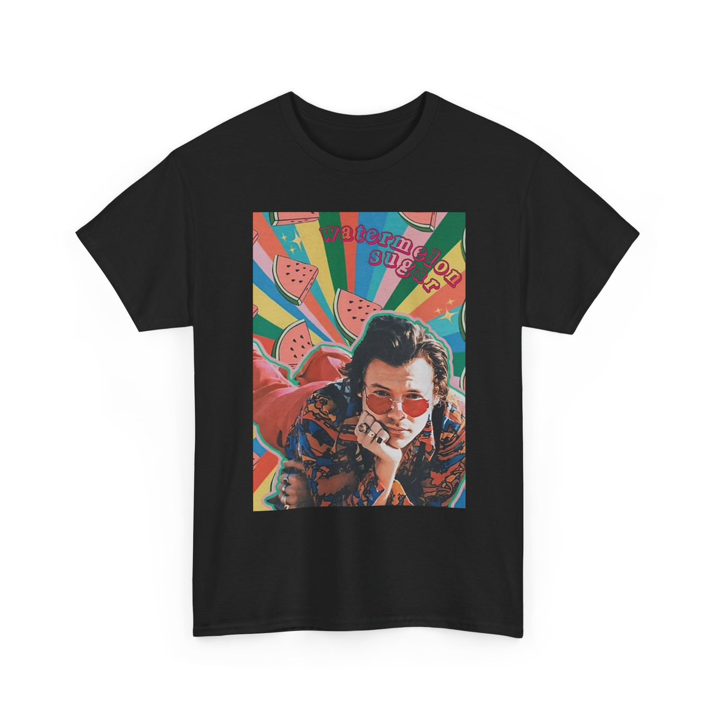 Watermelon Sugar Graphic T Shirt Retro Vibes Unisex Heavy Cotton Tee