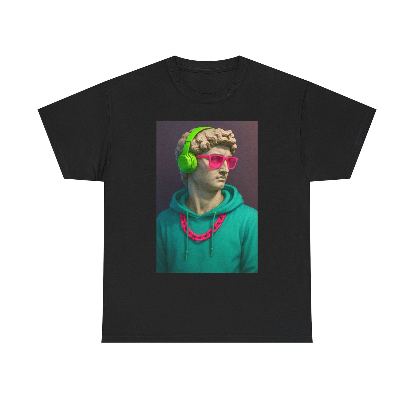 Statue Of David Graphic T Shirt Funny Unisex Heavy Cotton Tee