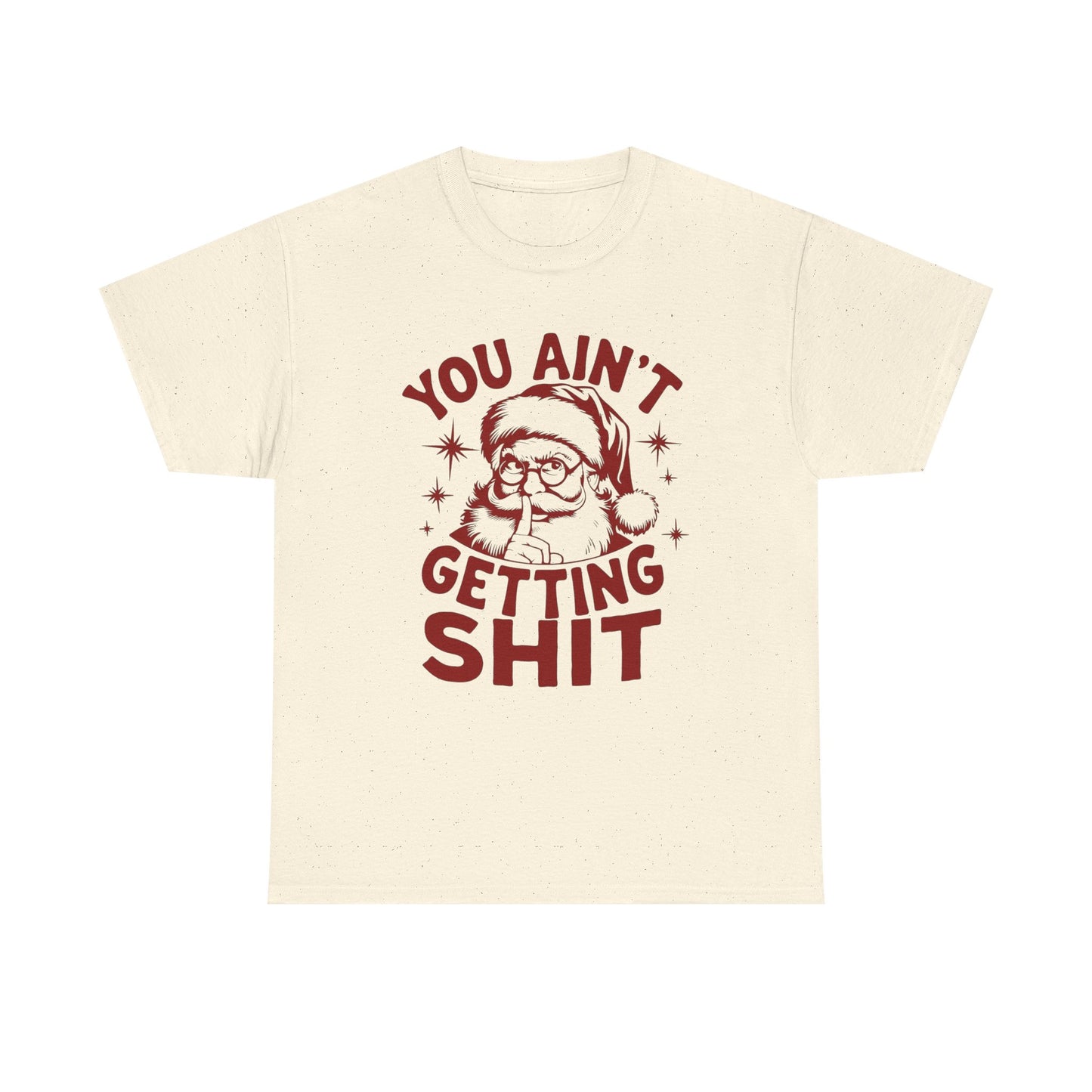 Funny Santa Christmas Graphic T Shirt NEW Unisex Heavy Cotton Tee