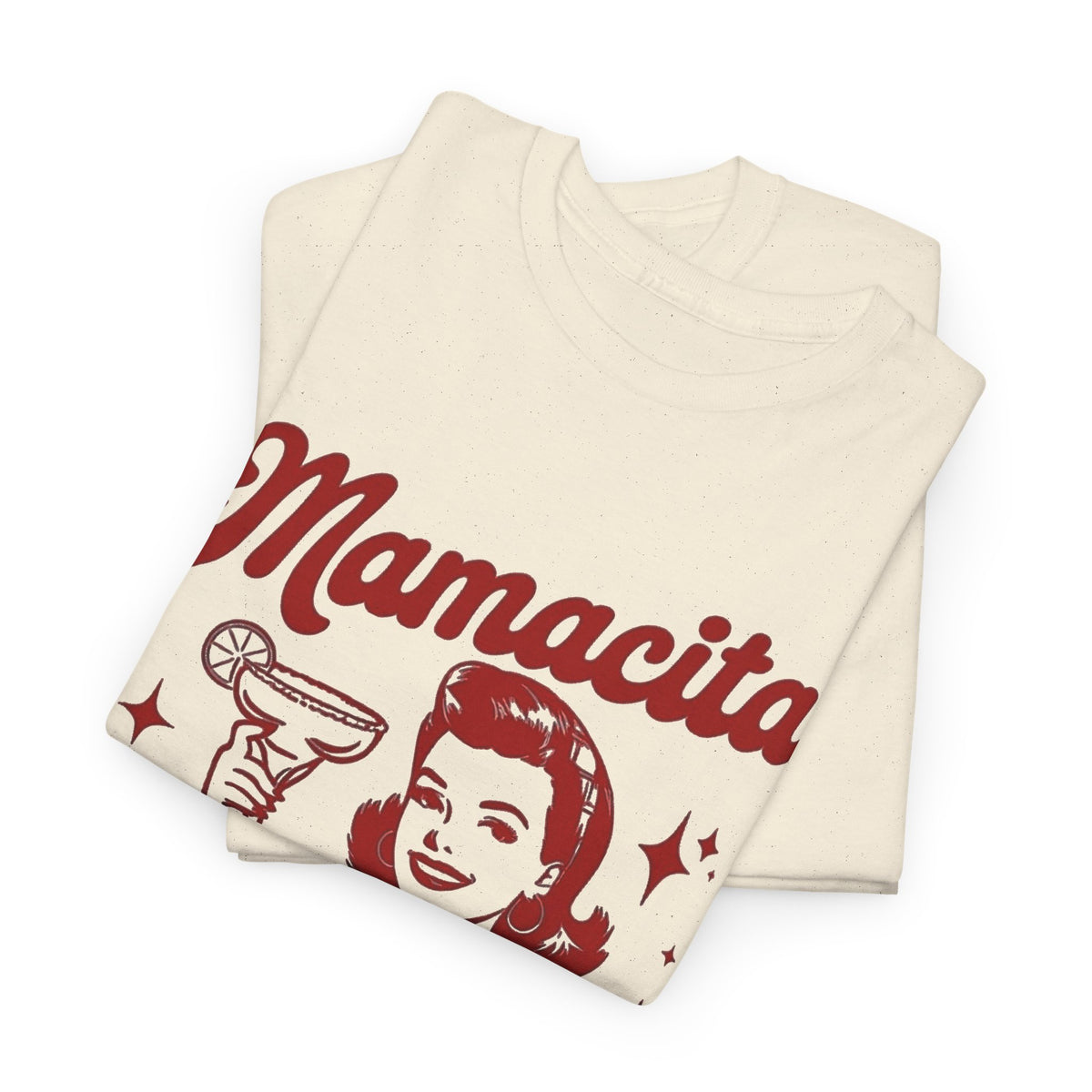 Mamacita Needs a Margarita Retro Cocktail Graphic T-Shirt