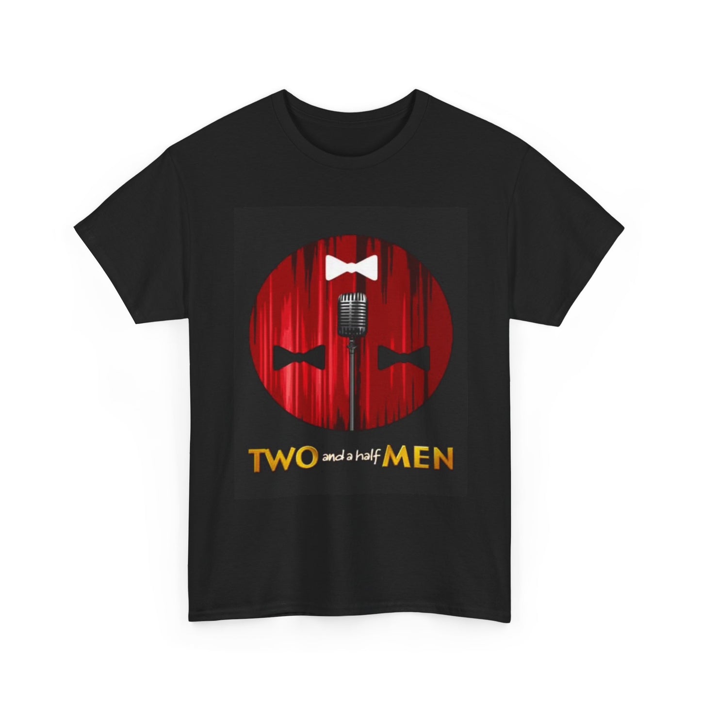 Two And A Half Men T Shirt BRAND NEW Apparel Unisex Heavy Cotton Tee