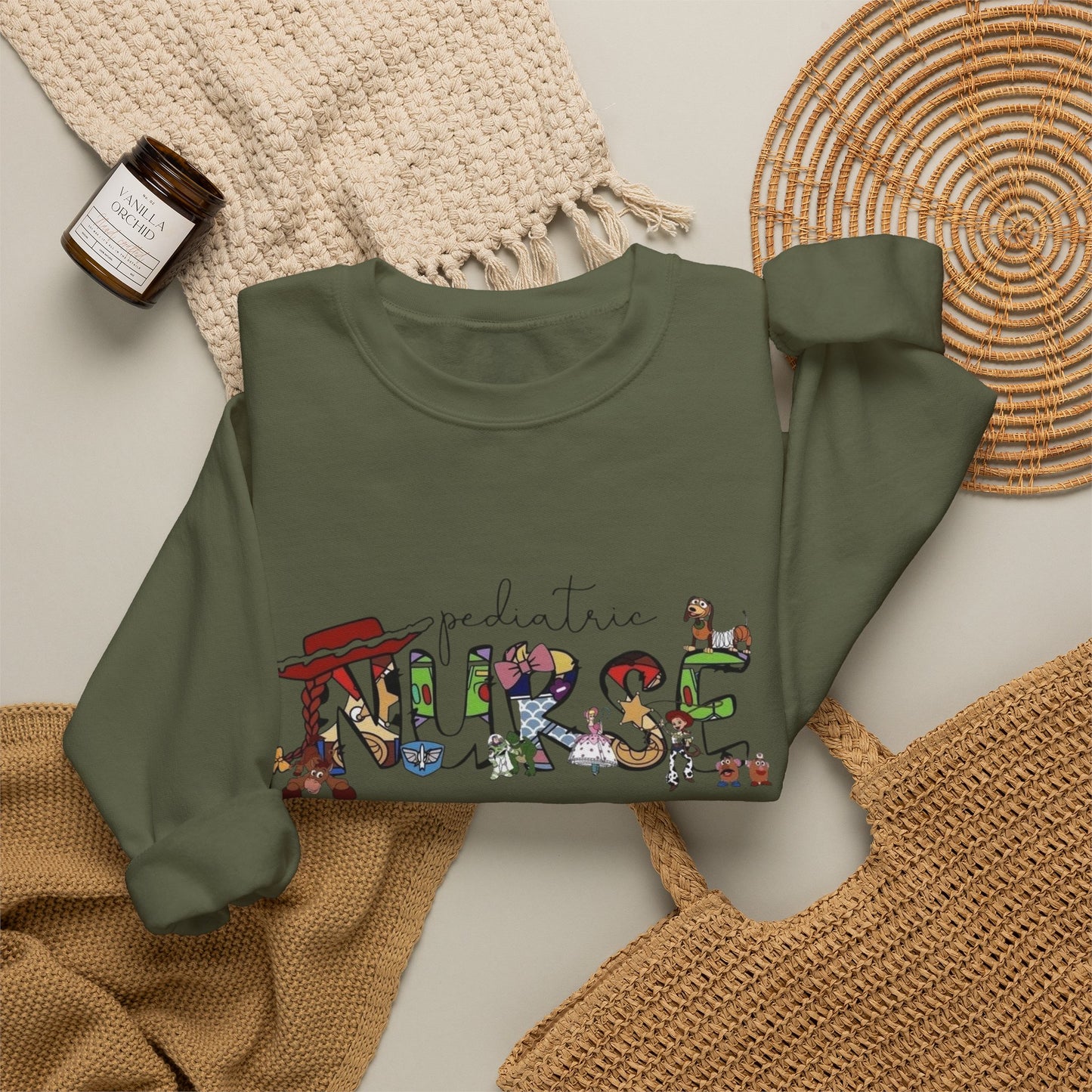 Pediatric Nurse Cute Sweater NEW Unisex Heavy Blend™ Crewneck Sweatshirt