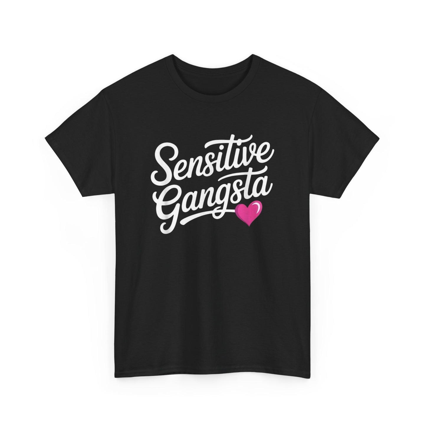 Sensitive Gangsta Funny Graphic T Shirt NEW ADULT