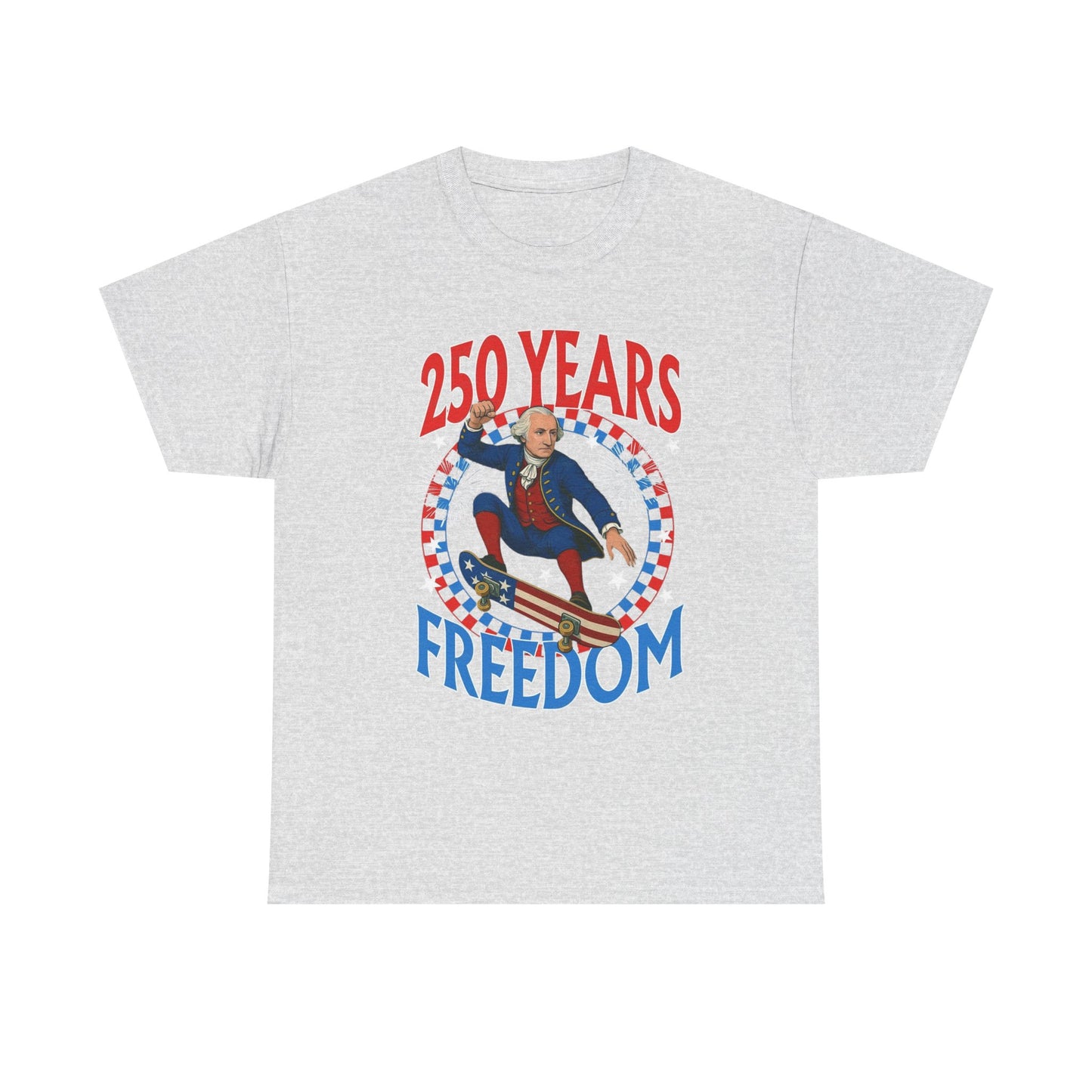 July 4th American Flag 250 Years Graphic T Shirt Unisex Cotton Tee NEW