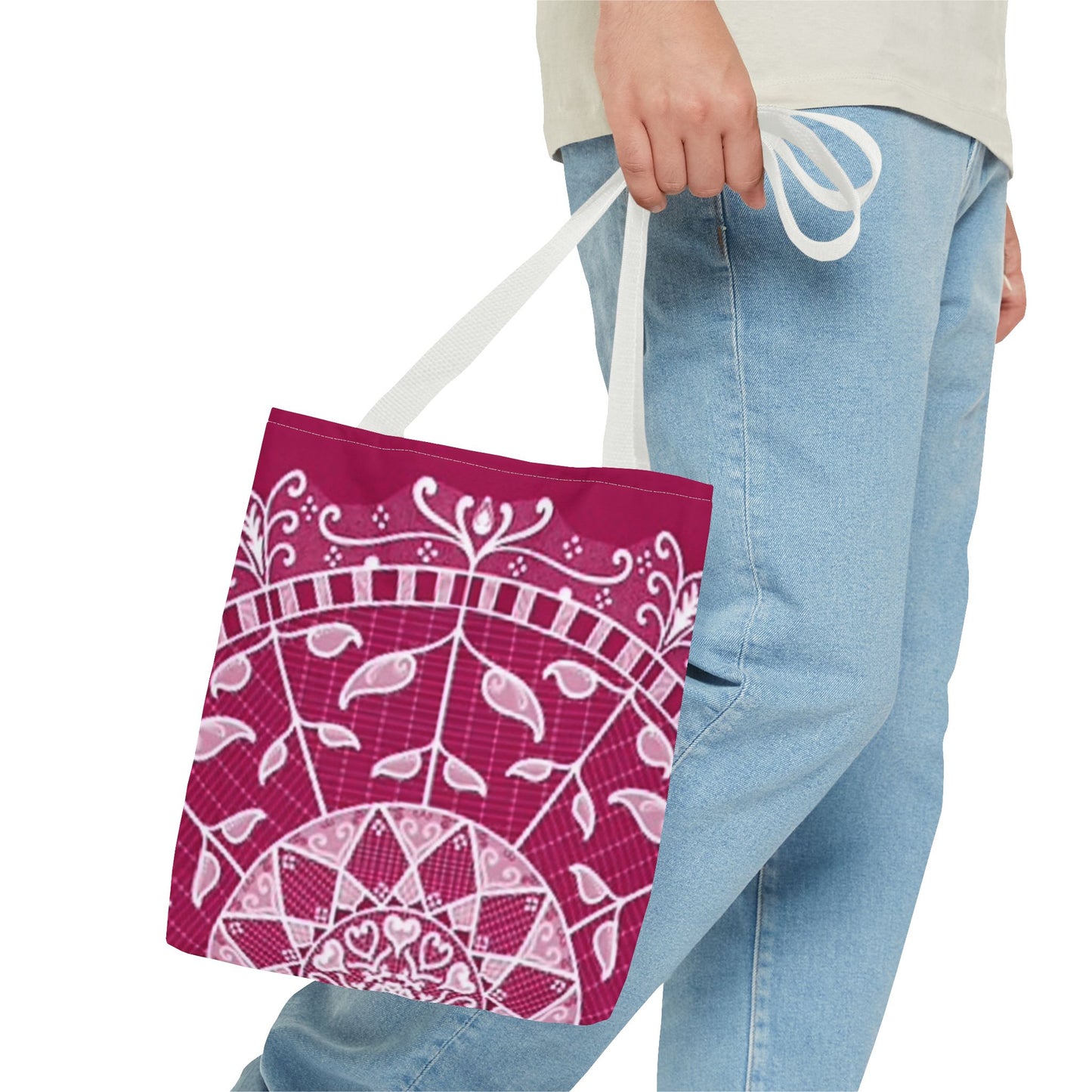 Pink And Silver Multi Color BRAND NEW MODERN Tote Bag (AOP)