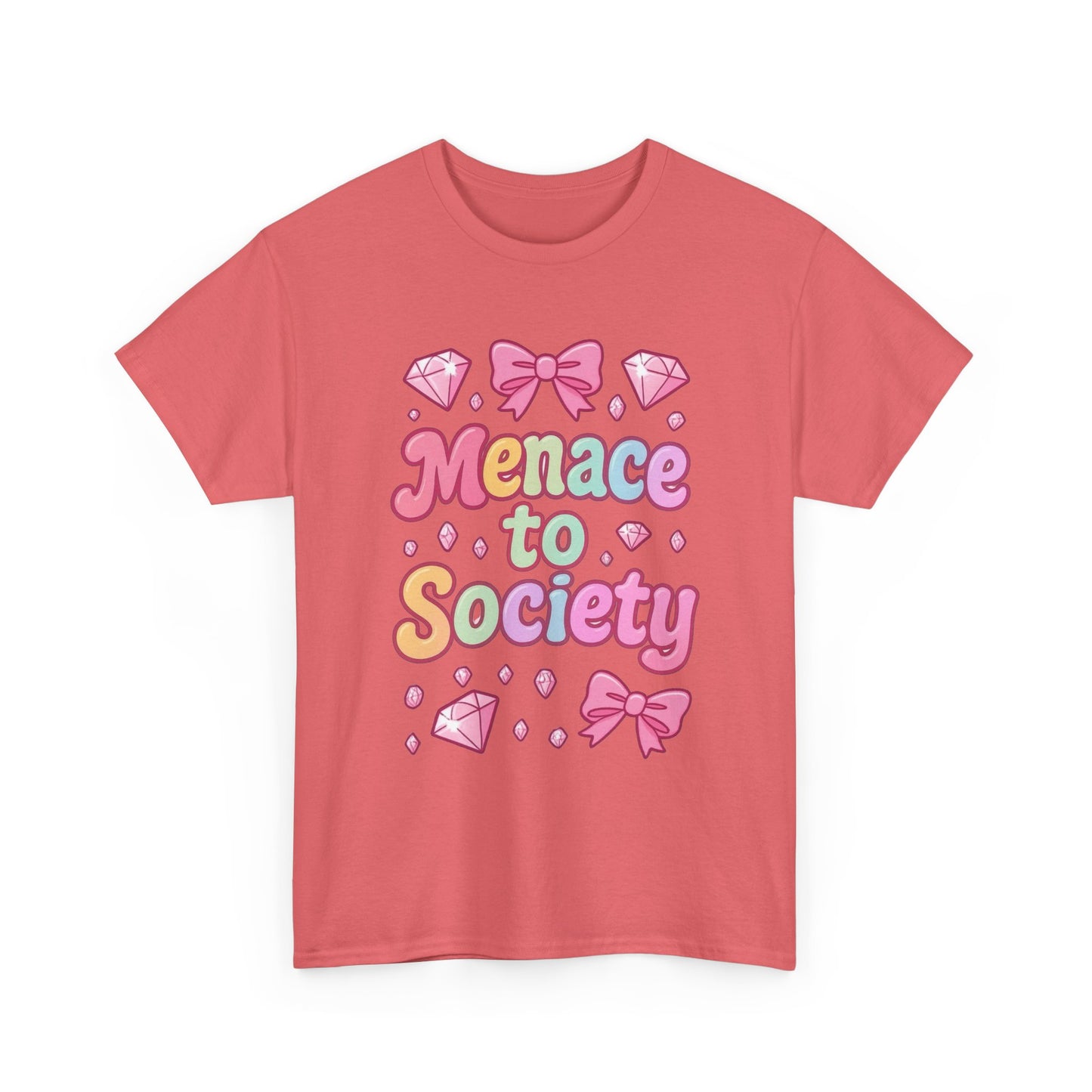 Menace To Society Funny Cute Women's Graphic T Shirt NEW ADULT