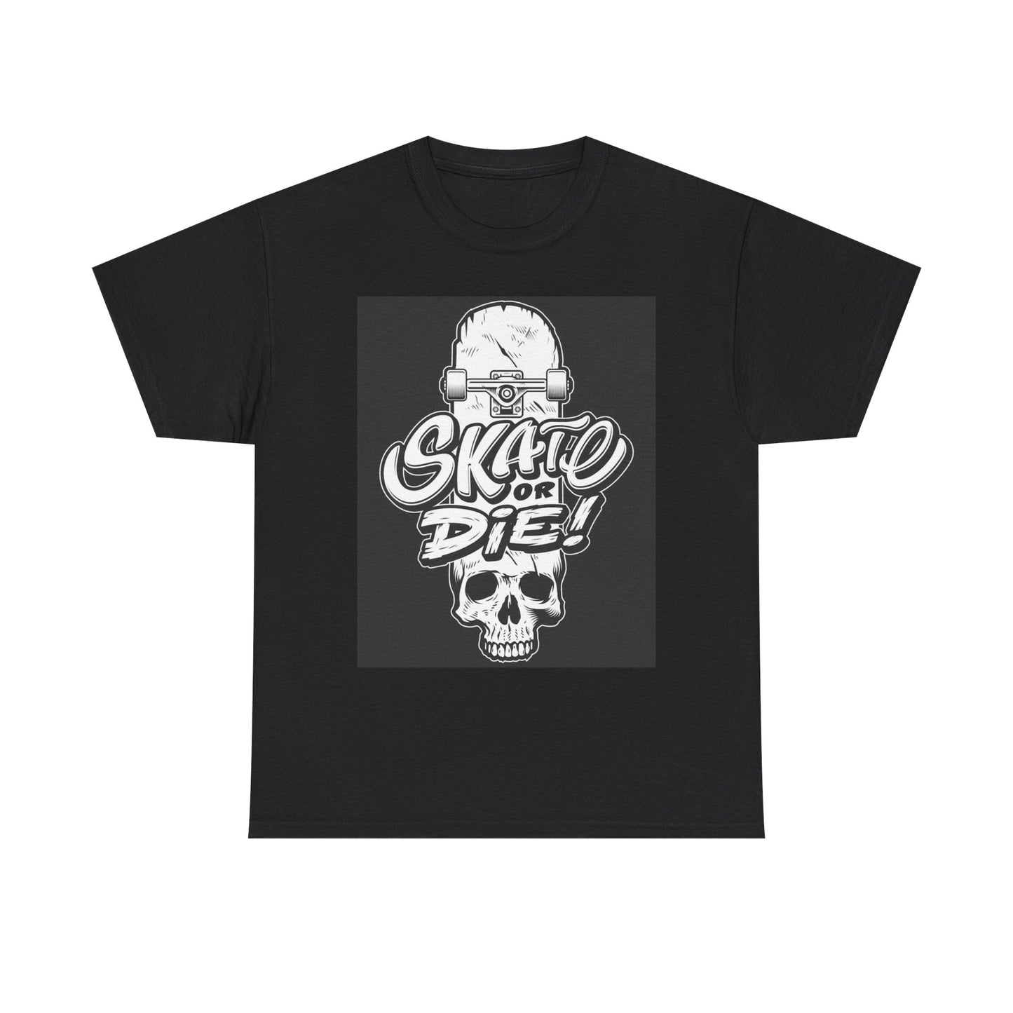 Skate Or Die Graphic T Shirt Skateboarding Unisex Heavy Cotton Tee